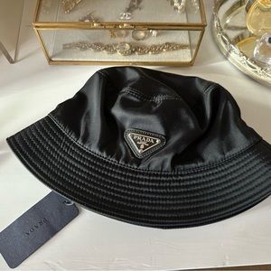 AUTHENTIC Black Prada Bucket Hat
